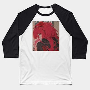 red head anime girl Baseball T-Shirt